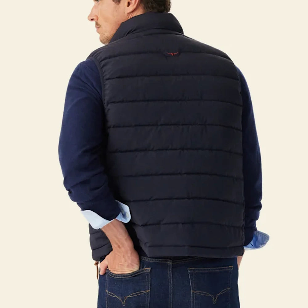 R.M.Williams Mens Rydal Padded Vest (Navy)