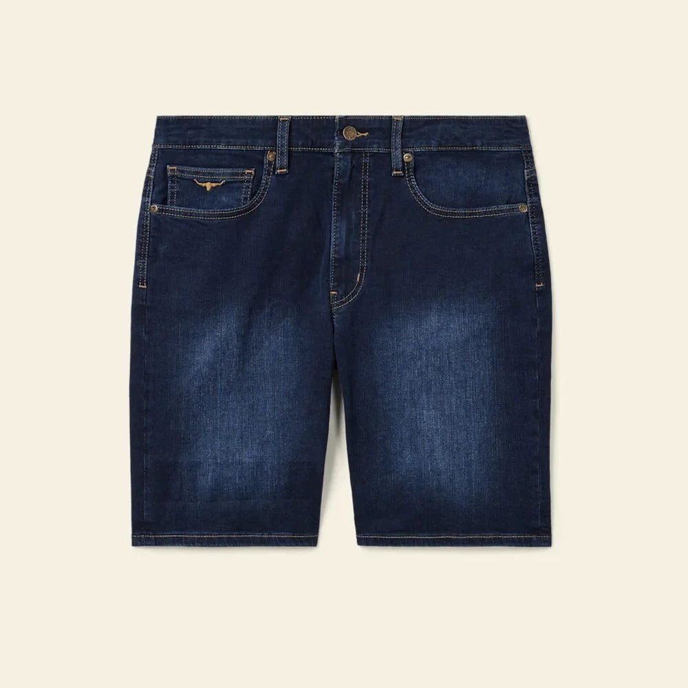 R.M.Williams Mens Nicholson Denim Shorts (Indigo)