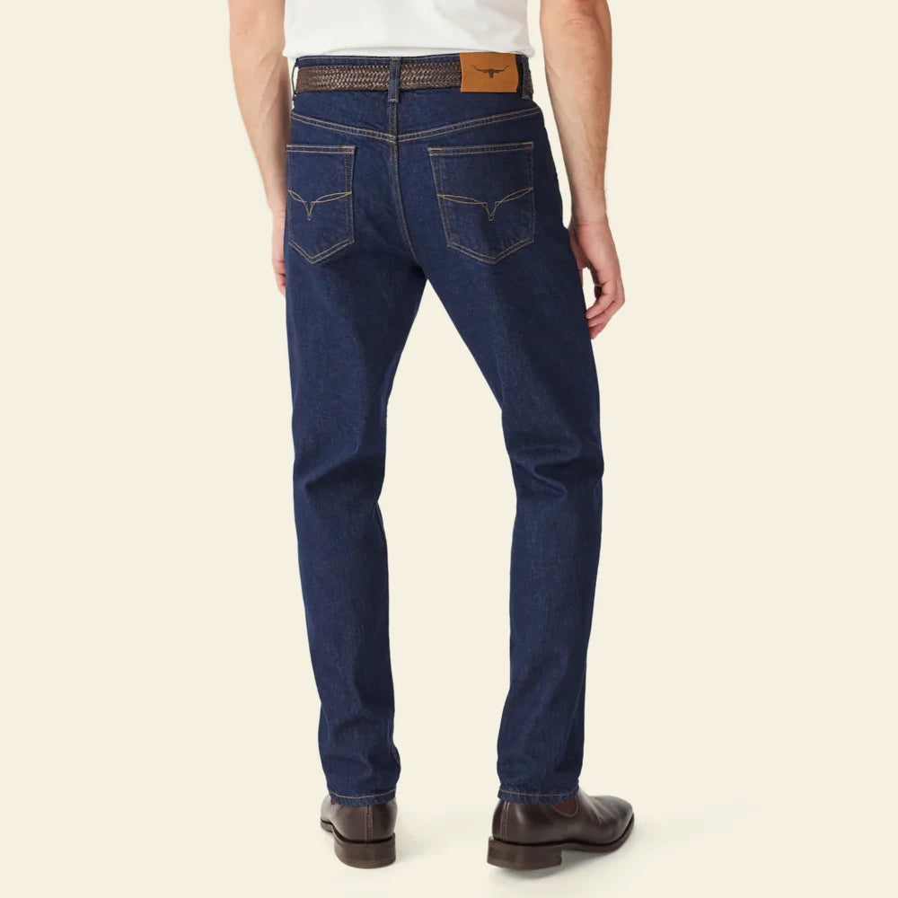 R.M.Williams Mens Loxton Jeans (Rinse Wash)