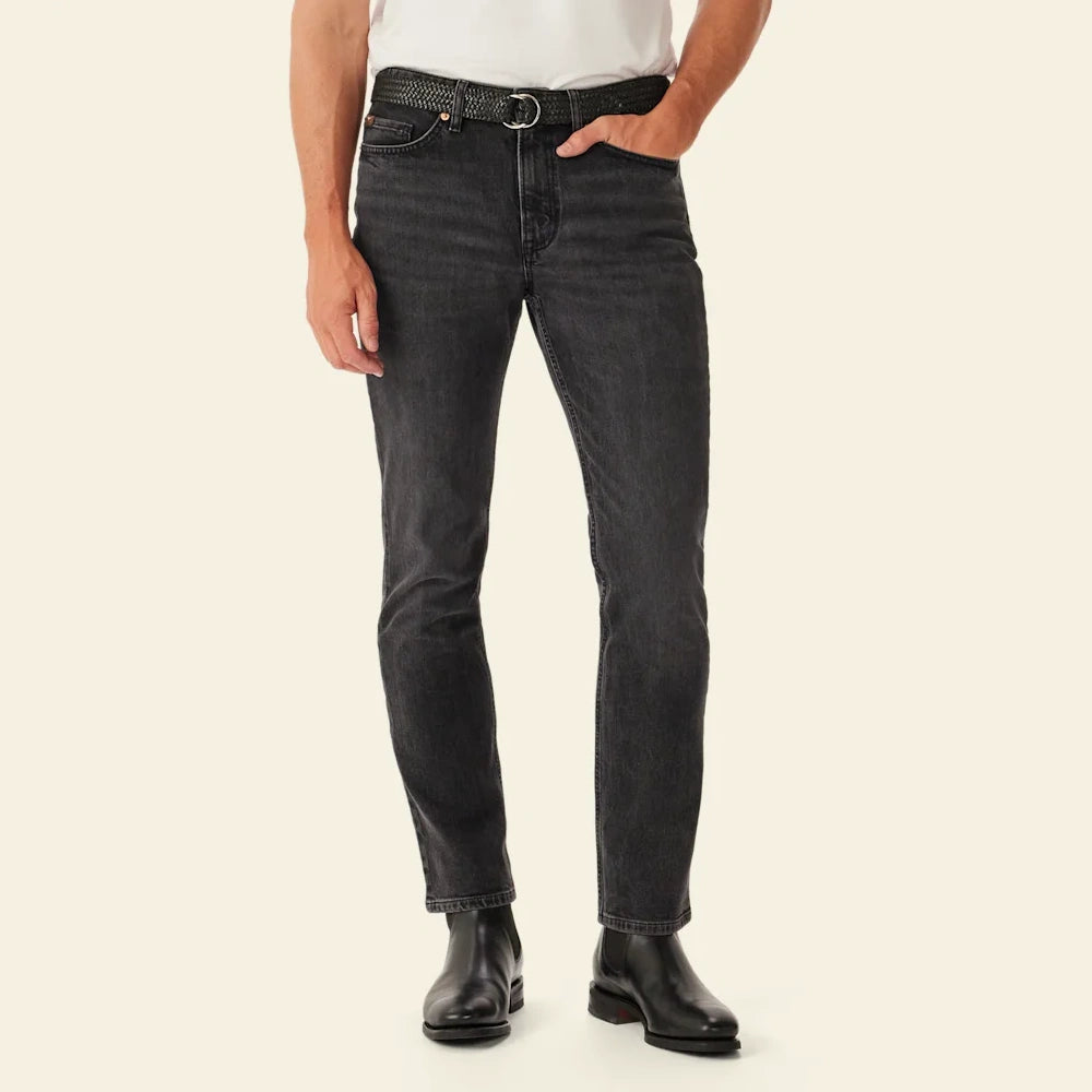 R.M.Williams Mens Loxton Jeans (Vintage Black)