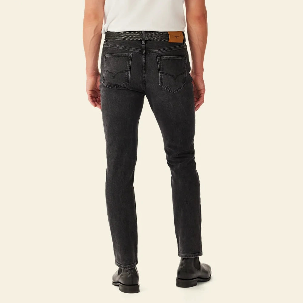 R.M.Williams Mens Loxton Jeans (Vintage Black)