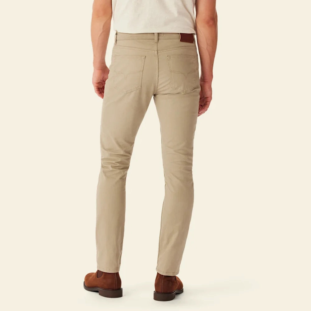 R.M.Williams Mens Victor 5 Pocket Jeans (Buckskin)