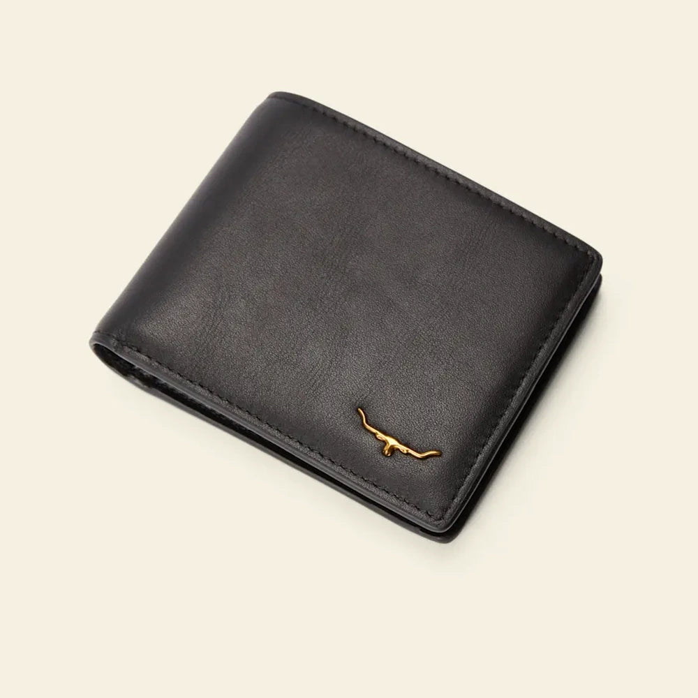 R.M.Williams Bi-fold Wallet with Pocket (Black)