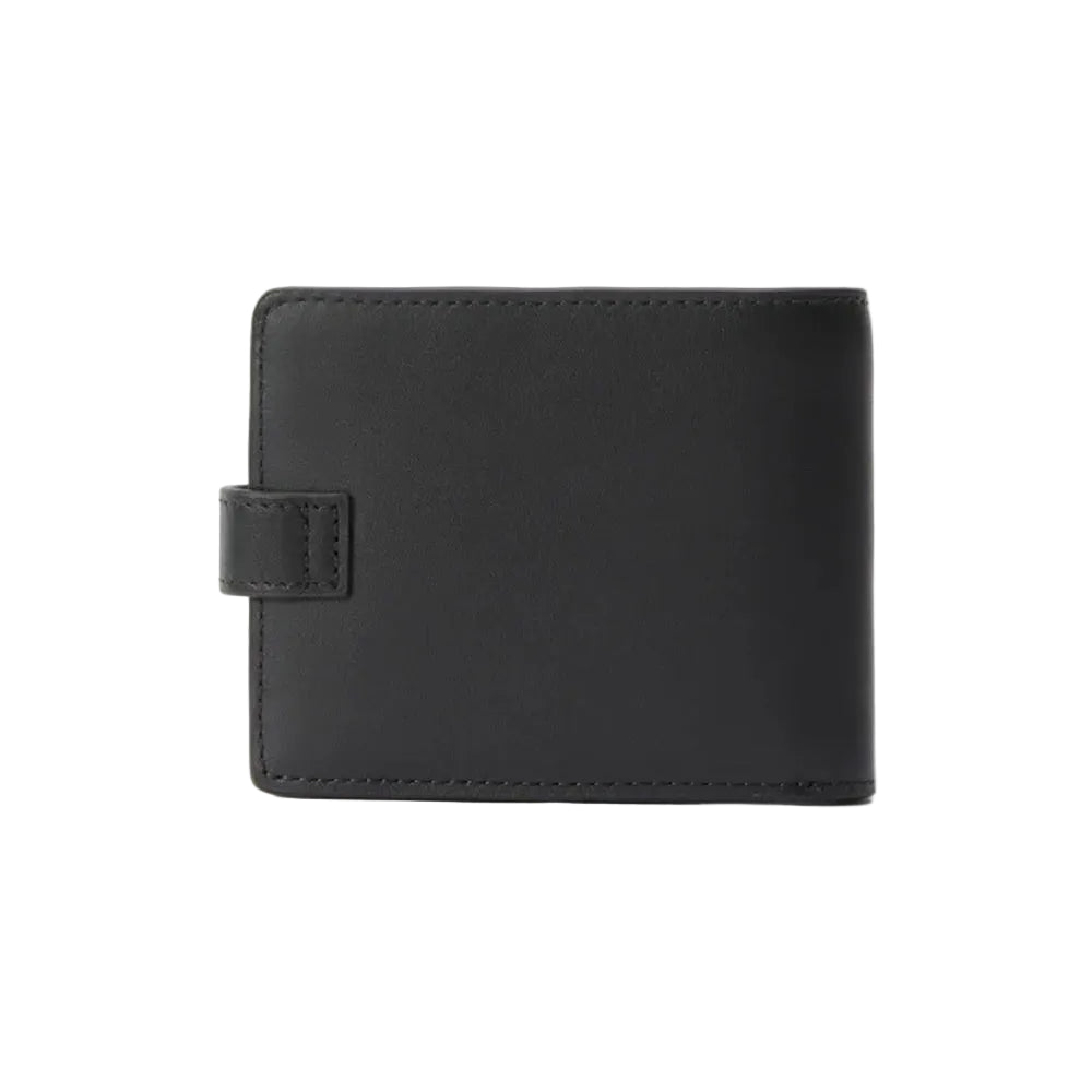 R.M.Williams Wallet with Pocket and Tab (Black)