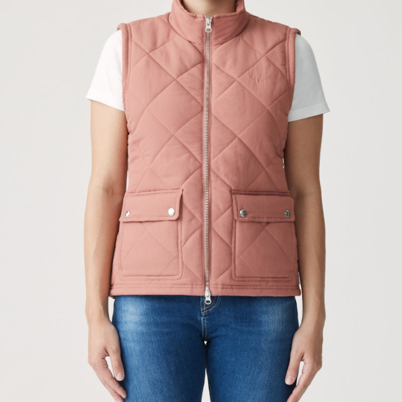 R.M.Williams Womens Willippa Vest (Rose)