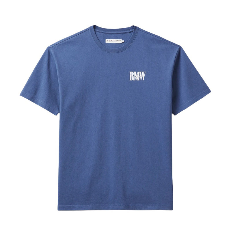 R.M.Williams Mens Classic Tee (French Navy)