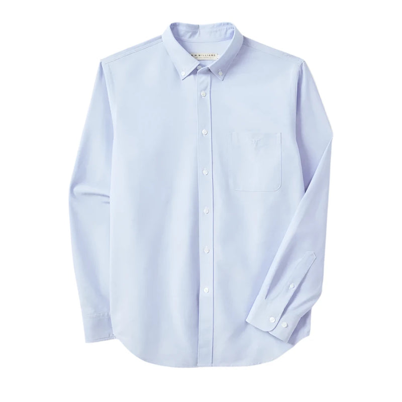 R.M.Williams Mens Regular Oxford Shirt (Blue)