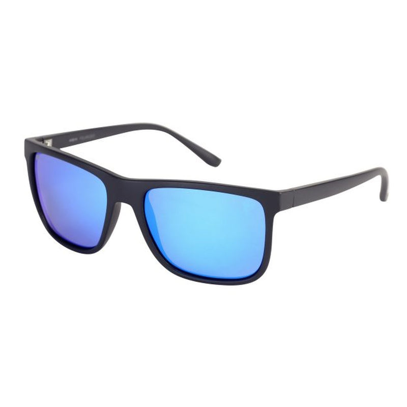 Euro Street Polarized Blue Mirror Lens Sunglasses