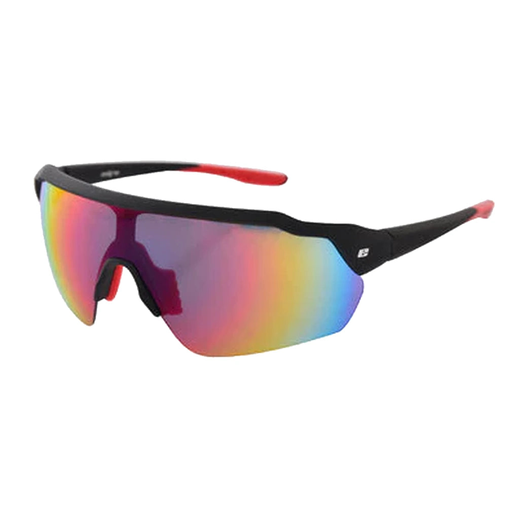 Euro Breeze Black Frame Mirror Coated Sunglasses