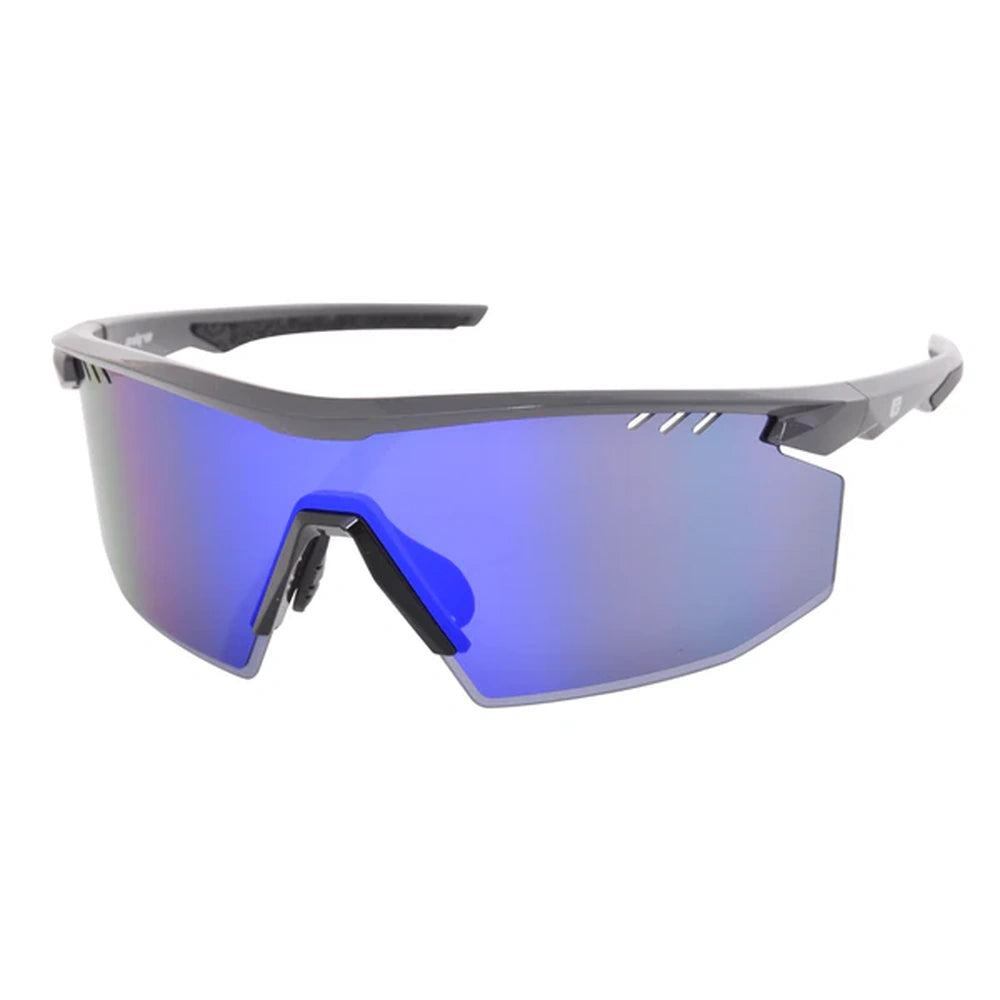 Euro Zoom Gunmetal Frame Mirror Coated Sunglasses