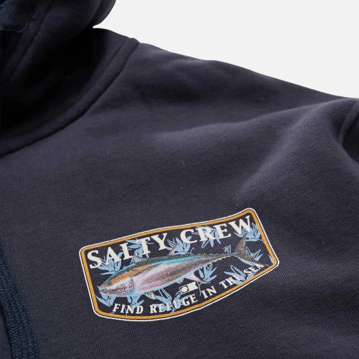 Salty Crew Mens Big Blue Fill Fleece Zip Thru