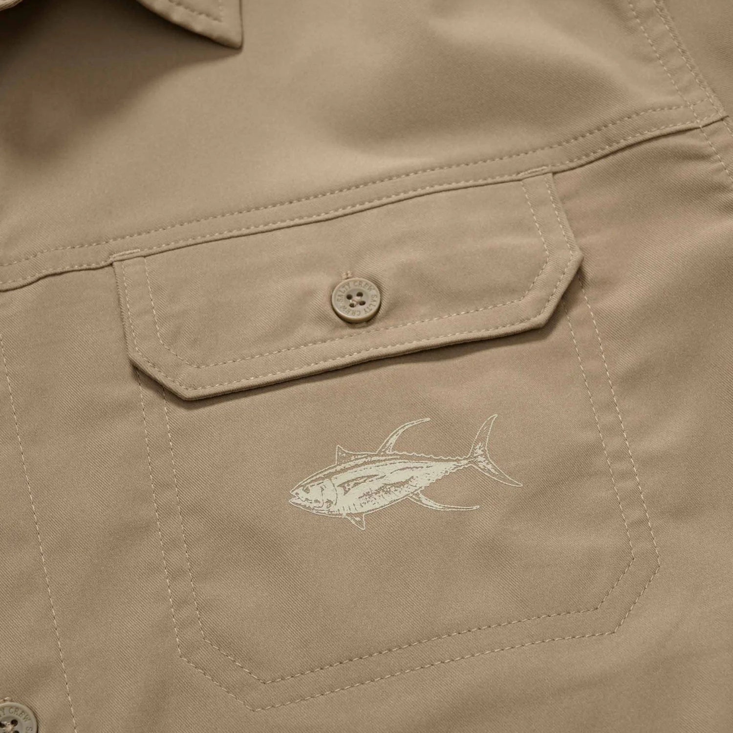 Salty Crew Mens SC Vented Explorer Long Sleeve Shirt