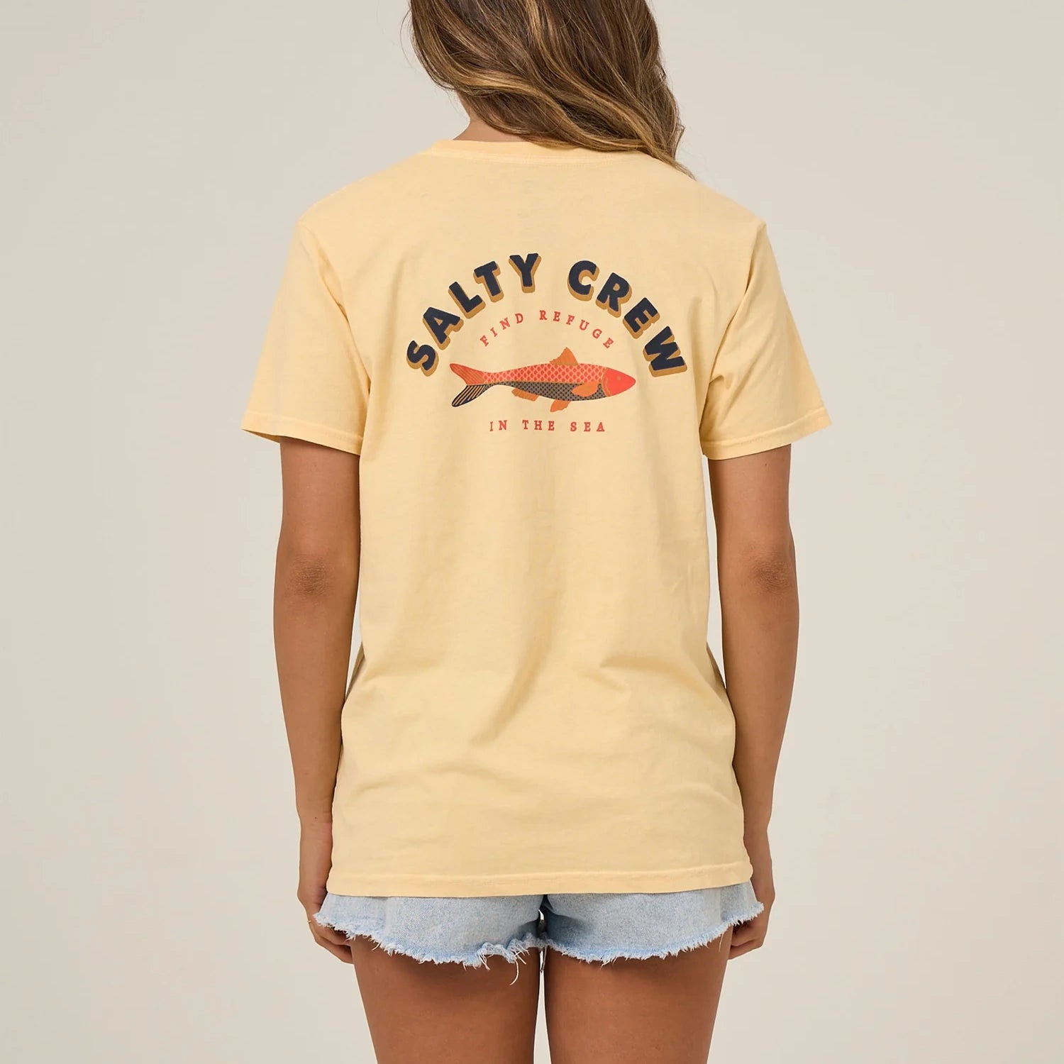 Salty Crew Womens Salty Sardine BF Tee