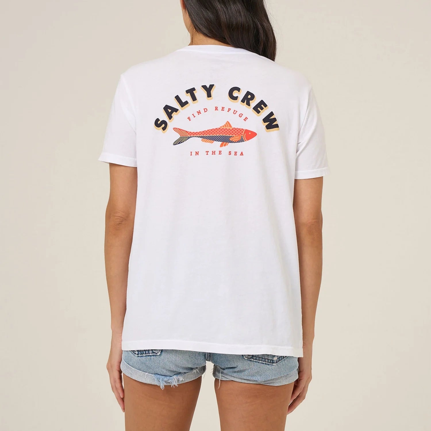 Salty Crew Womens Salty Sardine BF Tee
