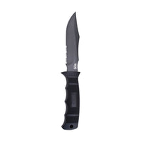 SOG Seal Pup Serrated Fixed Blade Knife with Kydex Sheath