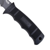 SOG Seal Pup Serrated Fixed Blade Knife with Kydex Sheath