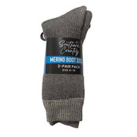 Southern Country Merino Boot Socks 3 Pack