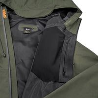 Close up of lining on Spika Men's Edge Jacket