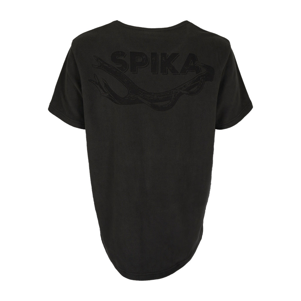 Slate t-shirt with Spika logo on the back