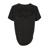 Slate t-shirt with Spika logo on the back