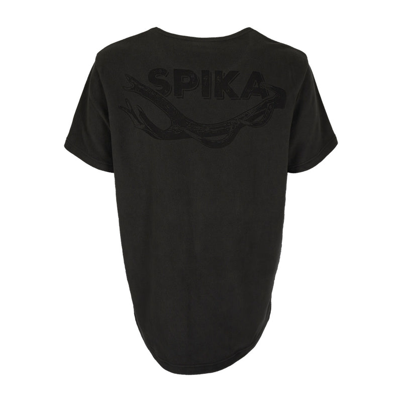 Slate t-shirt with Spika logo on the back