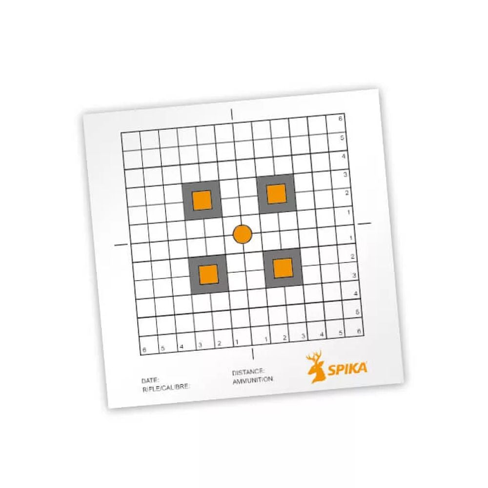 Spika Square Paper Target 12 Inch
