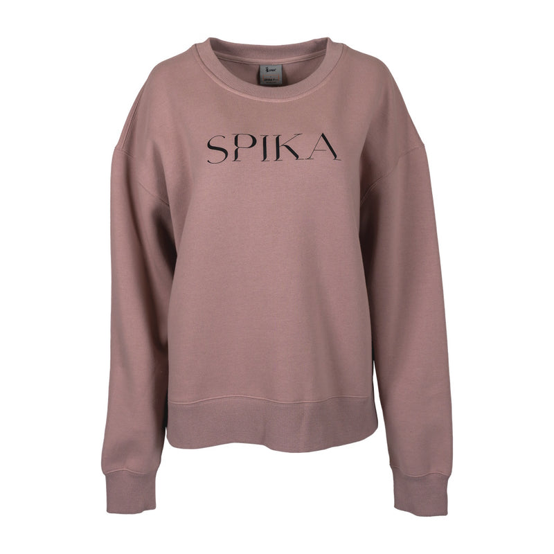 Mauve sweatshirt with 'SPIKA' branding 