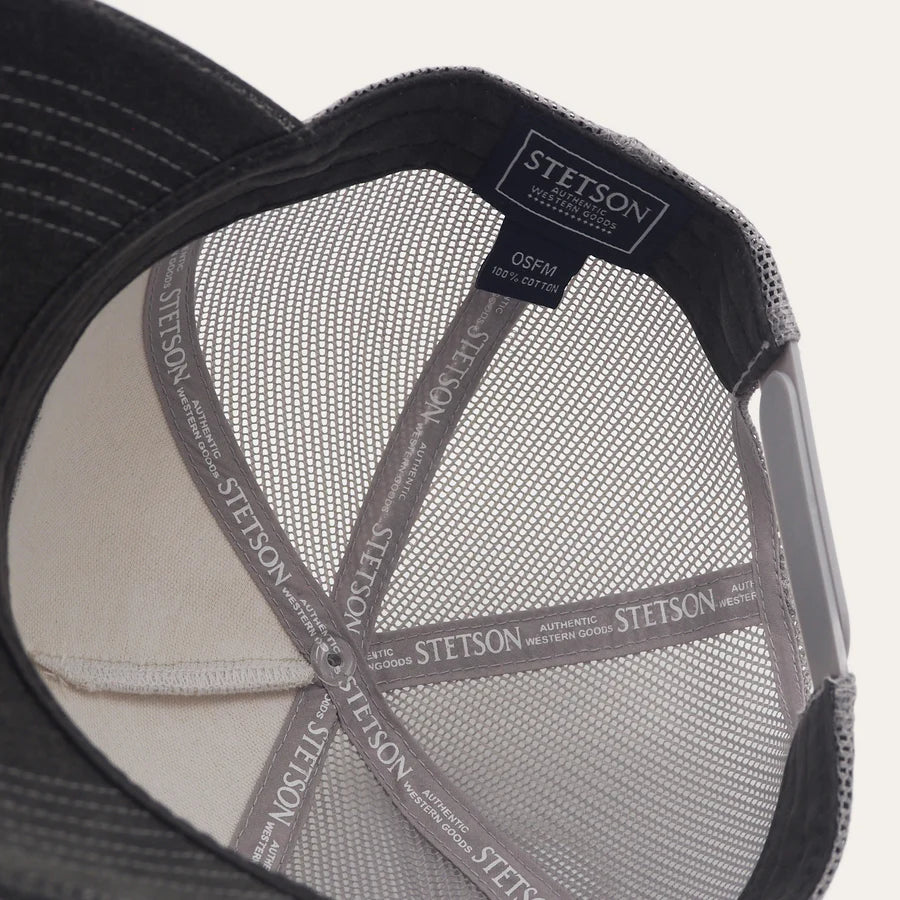 Stetson Bison Trucker Cap (Grey)