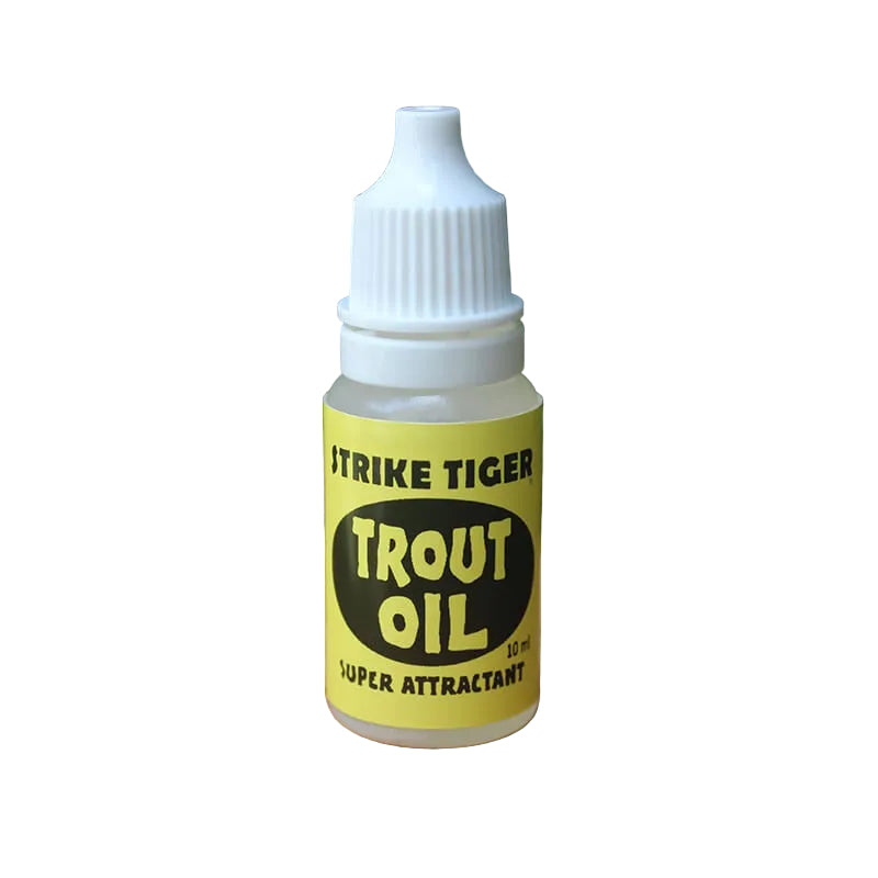 Strike Tiger 10ml Trout Oil Super Bite Attractant (Garlic Base with Added Aminos)