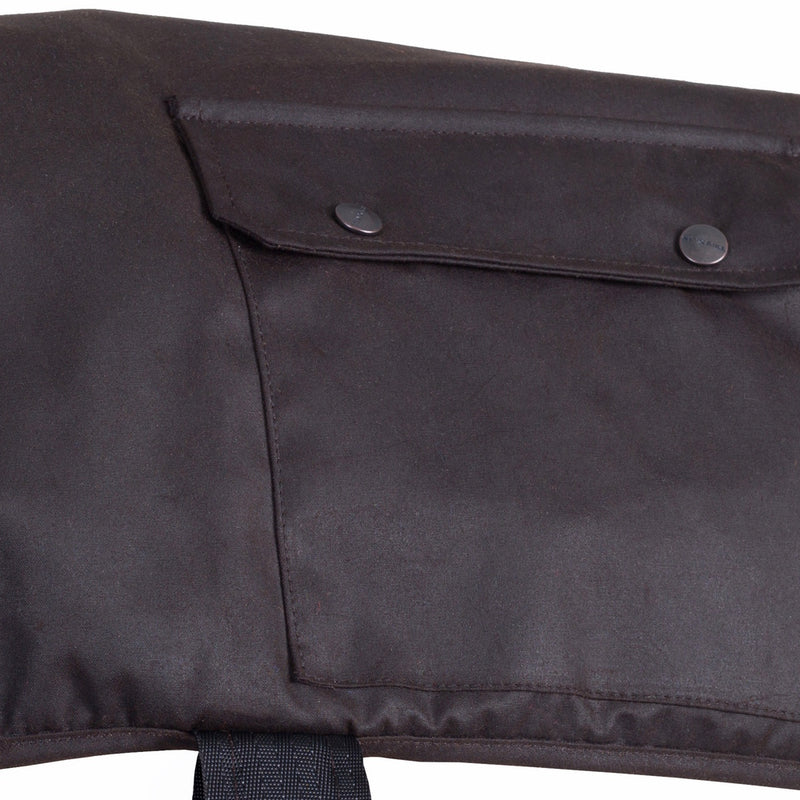 Styx Mill Oilskin Brown Lined Dog Coat
