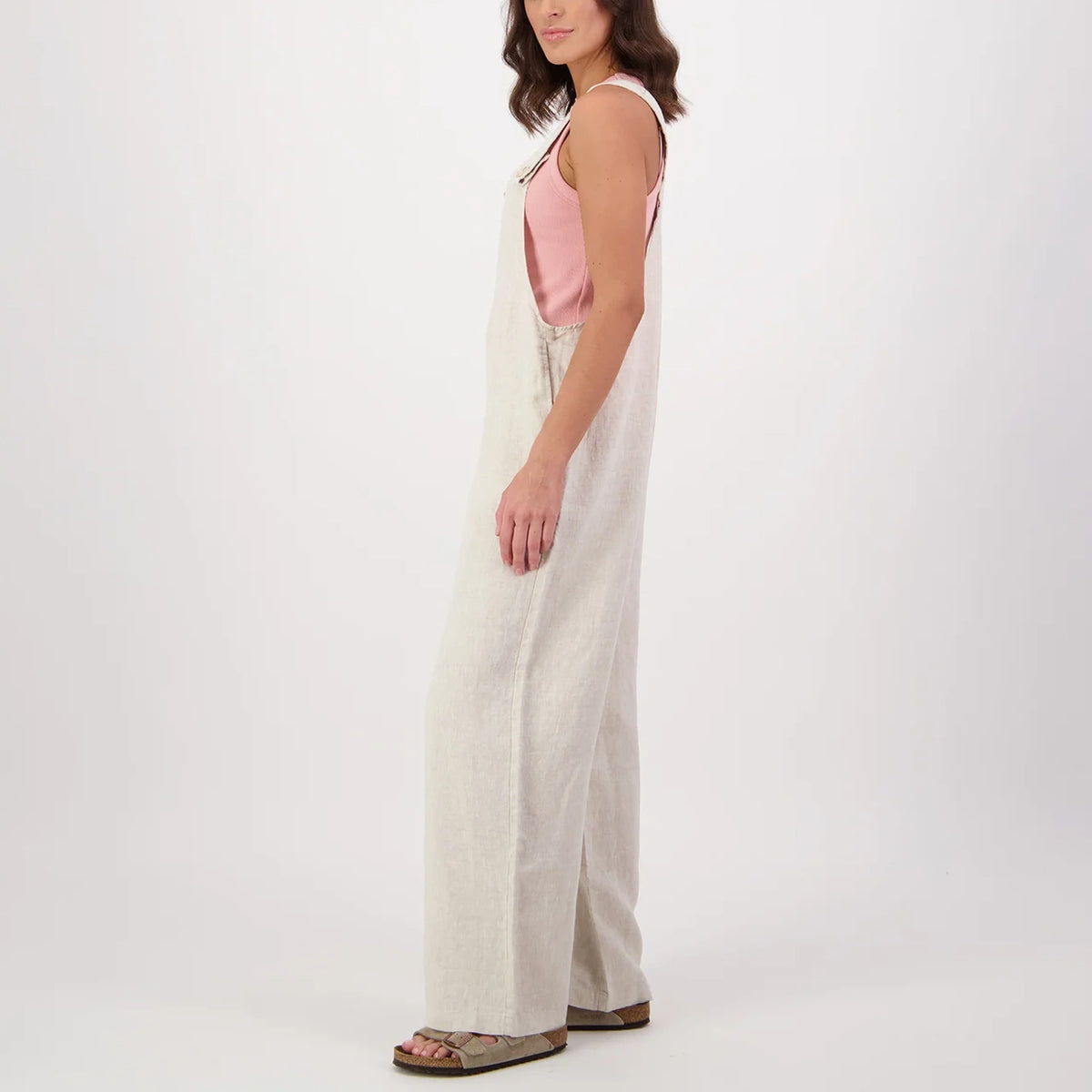 Swanndri Womens Julia Linen Dungarees