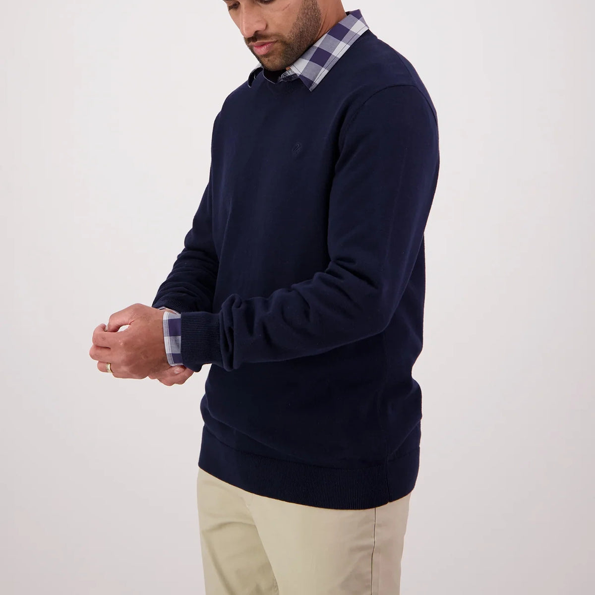 Swanndri Mens Fundamentals Knit Crew