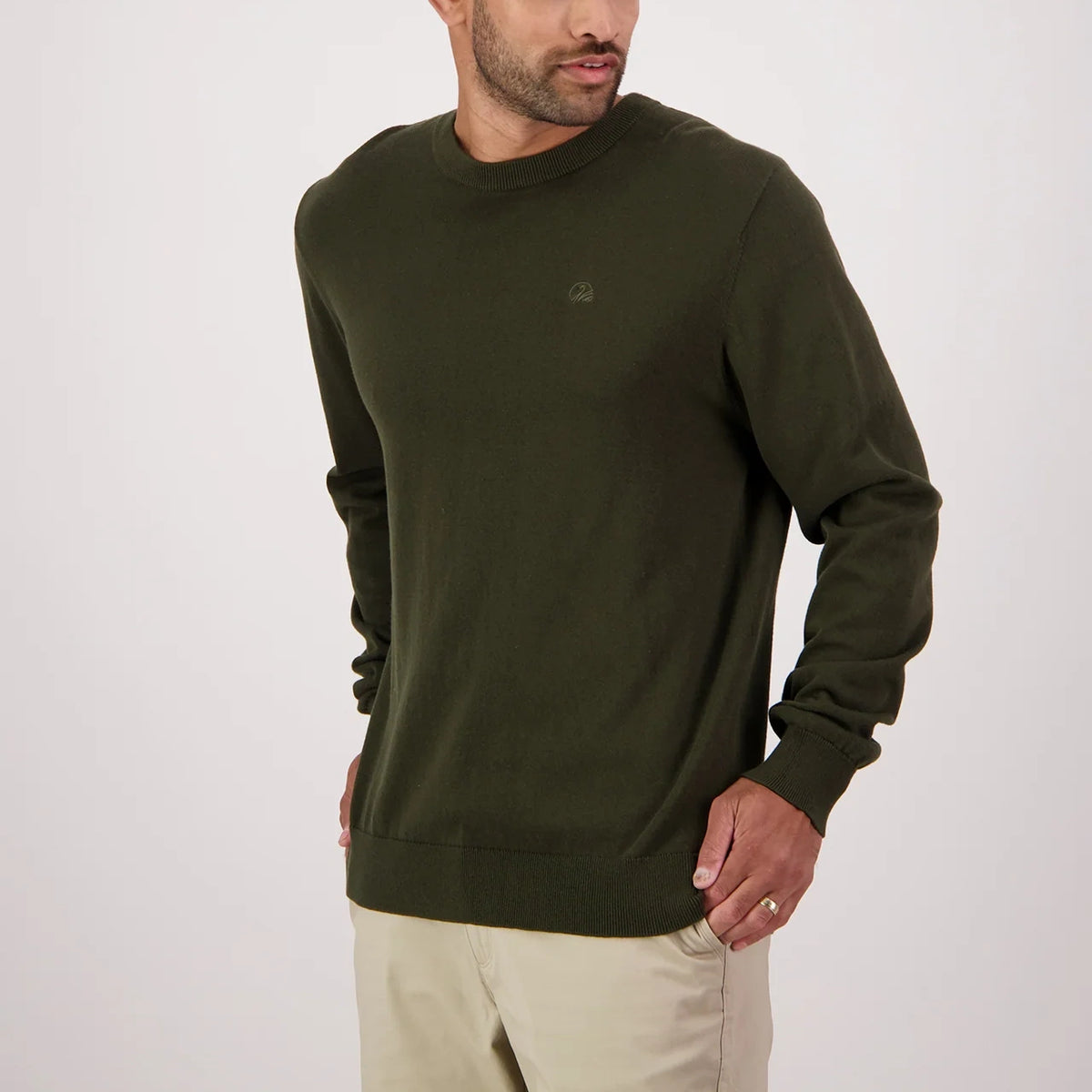 Swanndri Mens Fundamentals Knit Crew