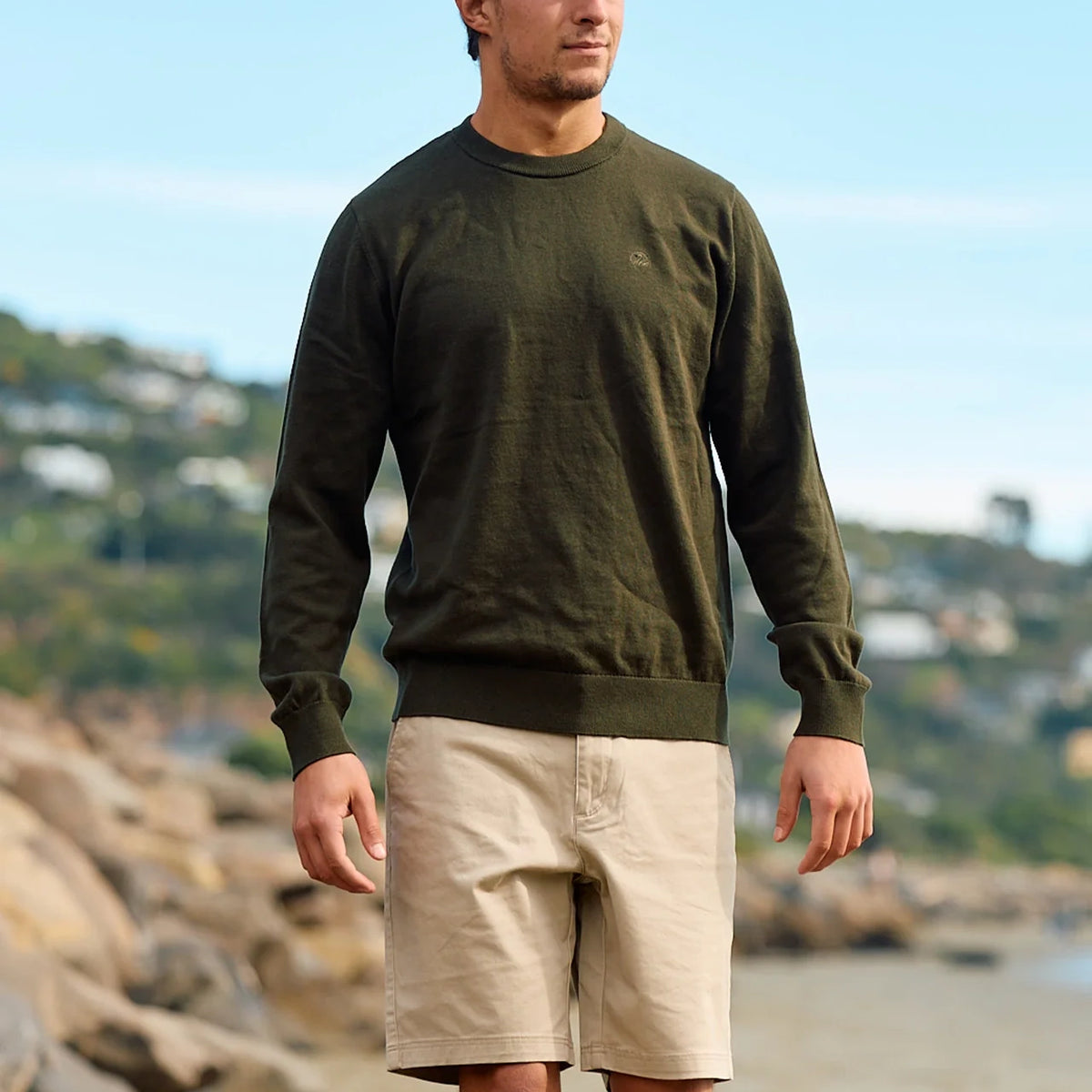 Swanndri Mens Fundamentals Knit Crew