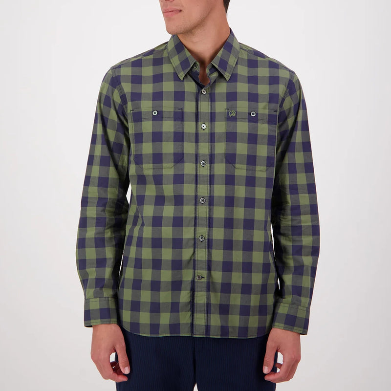 Swanndri Rings Beach Short Sleeve Cotton Shirt