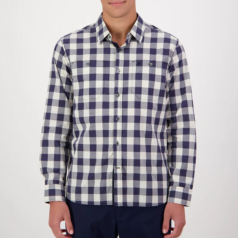 Swanndri Rings Beach Short Sleeve Cotton Shirt