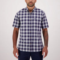 Swanndri Rings Beach Short Sleeve Cotton Shirt