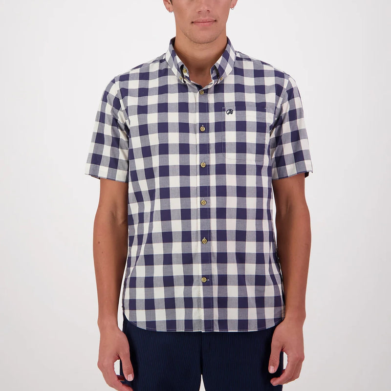 Swanndri Rings Beach Short Sleeve Cotton Shirt