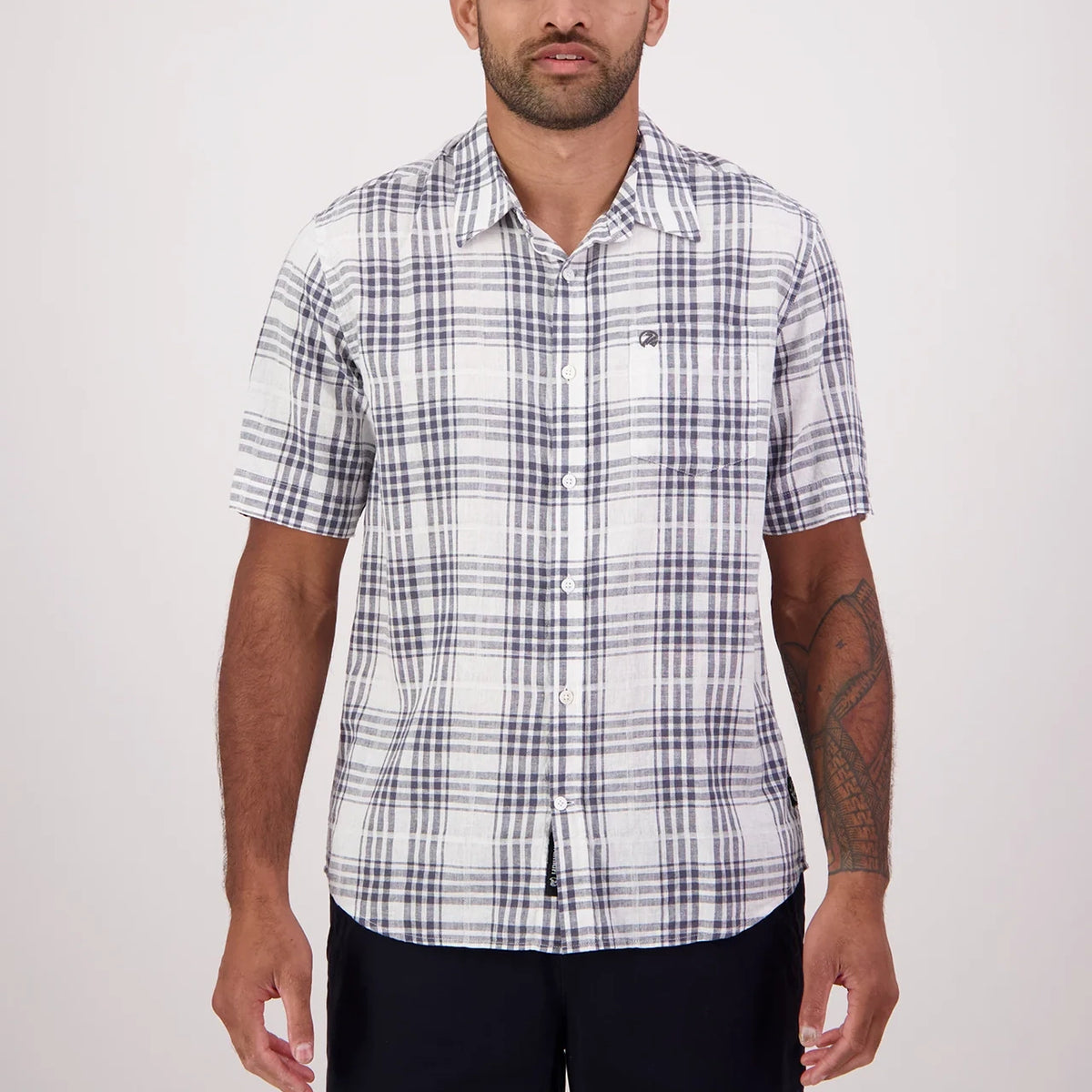 Swanndri Mens Greerton Short Sleeve Shirt