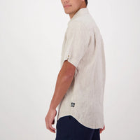 Swanndri Mens Humber Short Sleeve Linen Shirt