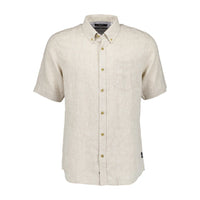 Swanndri Mens Humber Short Sleeve Linen Shirt