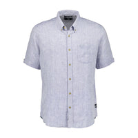 Swanndri Mens Humber Short Sleeve Linen Shirt