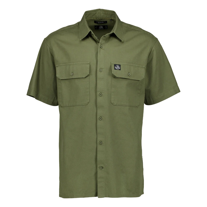 Swanndri Mens Fundamentals Short Sleeve Work Shirt