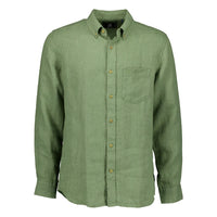 Swanndri Mens Puhoi Linen Long Sleeve Shirt