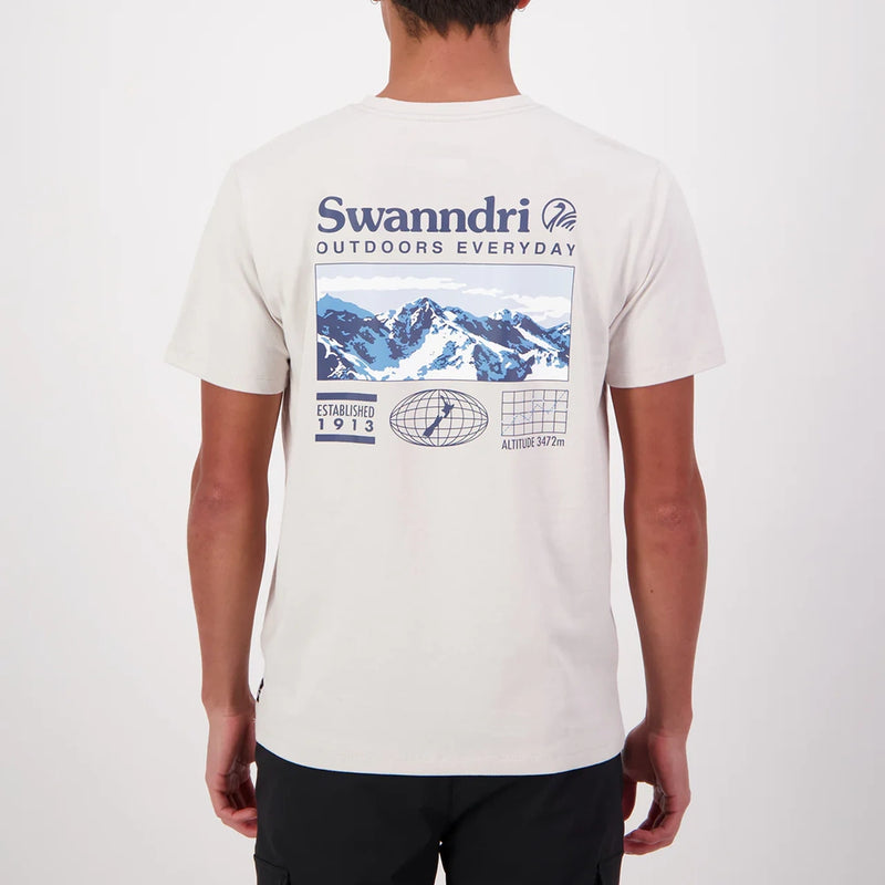 Swanndri Mens Southern Alps Printed T-Shirt