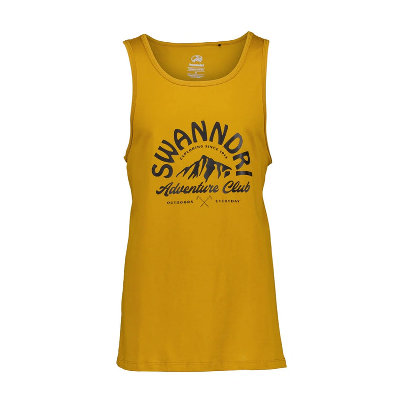 Swanndri Mens Mountain Top Printed Singlet