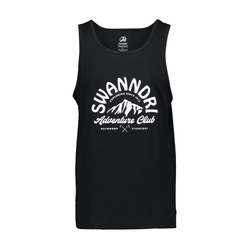 Swanndri Mens Mountain Top Printed Singlet