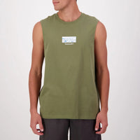 Swanndri Mens Southern Alps Printed Tank