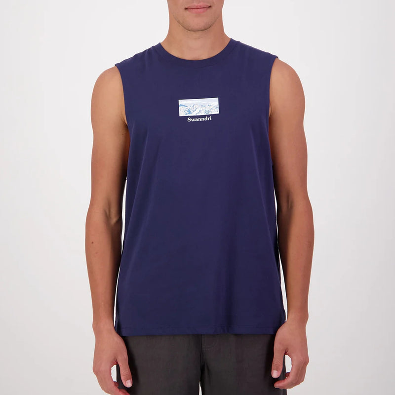 Swanndri Mens Southern Alps Printed Tank
