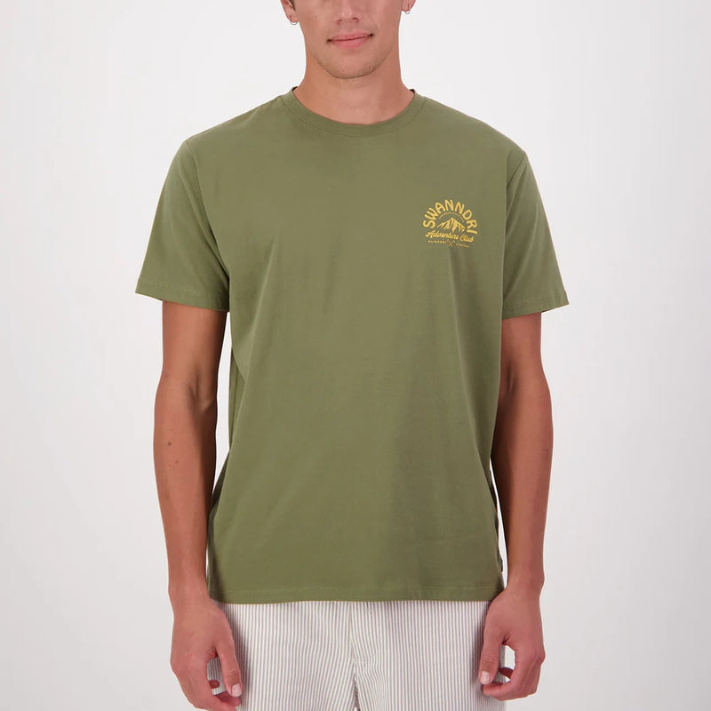 Swanndri Mens Mountain Top Printed T-Shirt